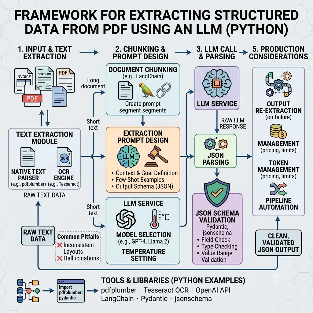 How to Extract Structured Data from a PDF Using an LLM (Python)