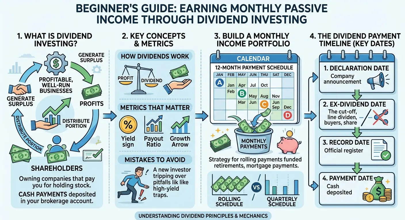 Dividend Investing for Beginners How to Earn Monthly Passive Income