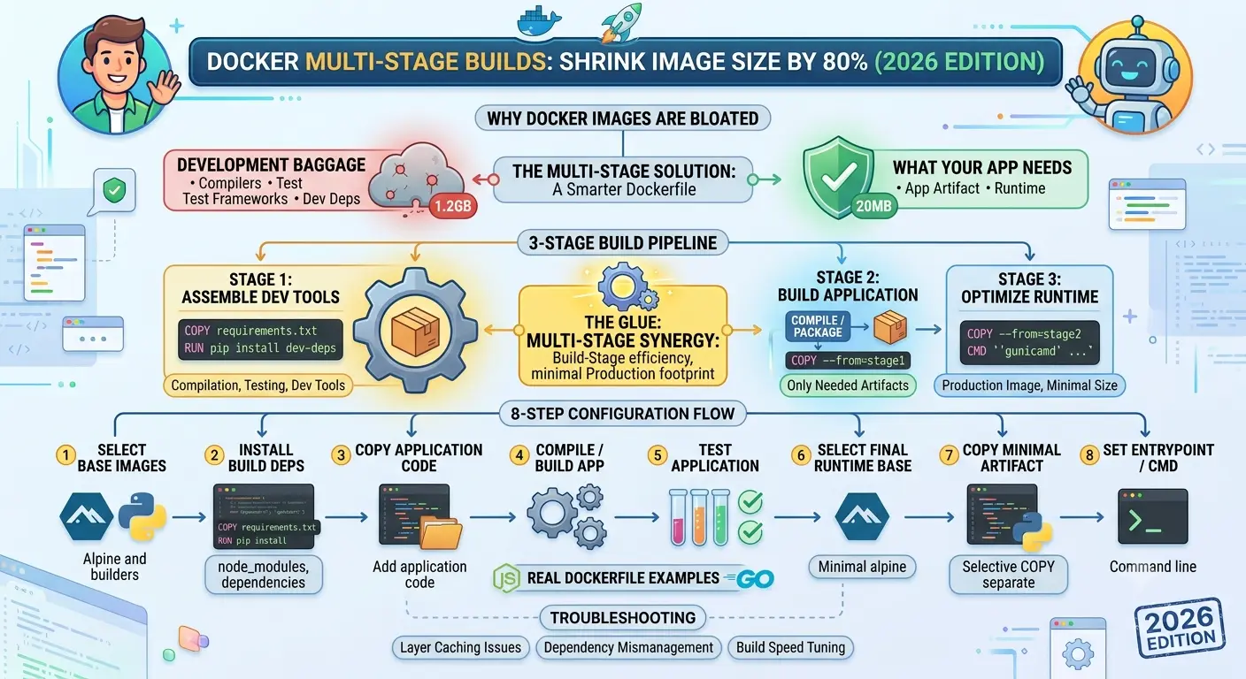 Docker Multi-Stage Builds Shrink Your Image Size by 80 per cent