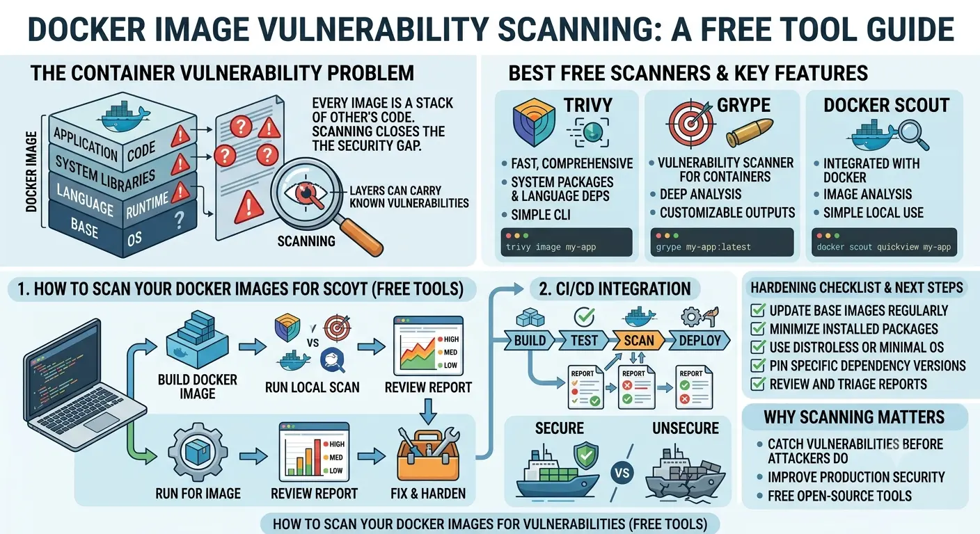 How to Scan Your Docker Images for Vulnerabilities (Free Tools)