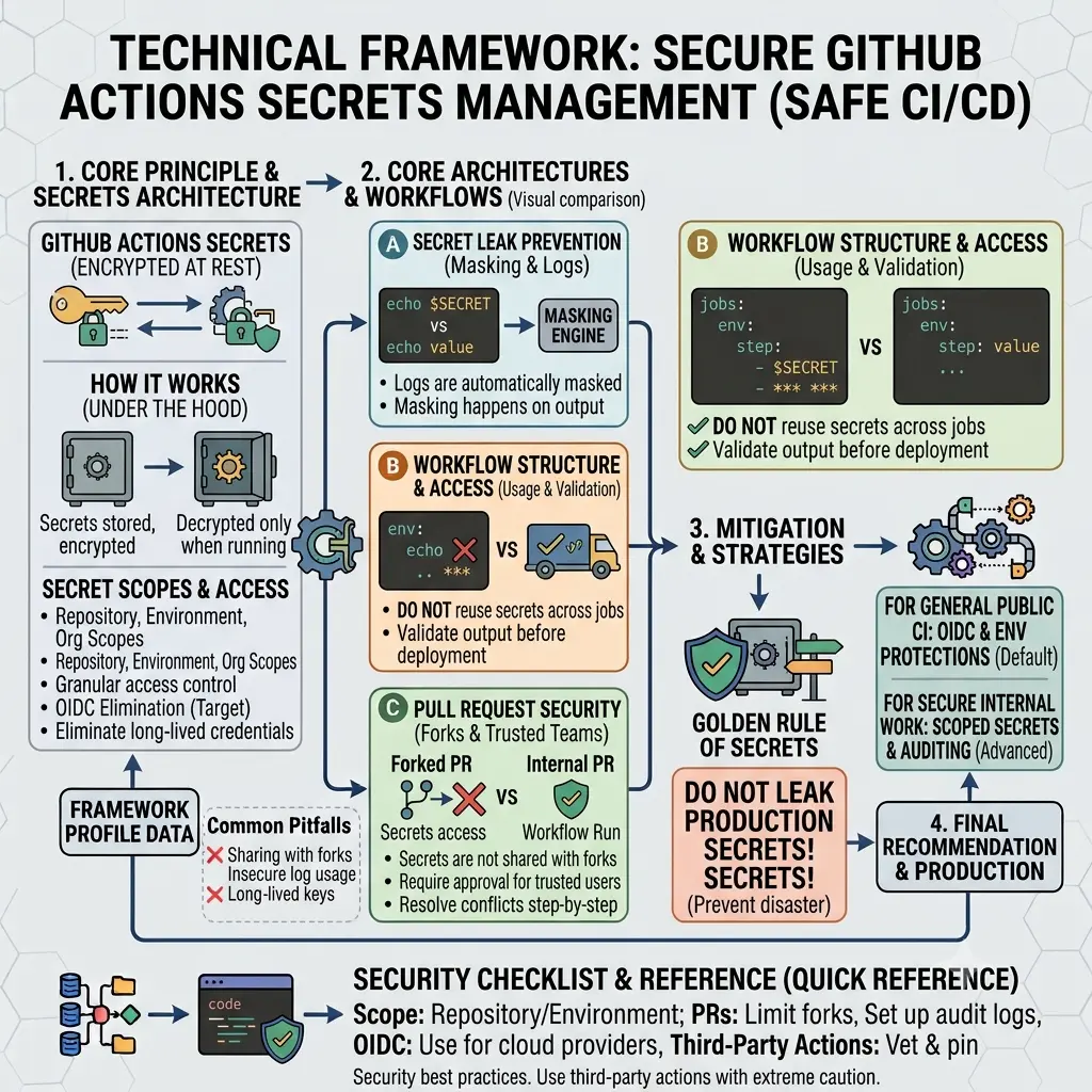 How to Use GitHub Actions Secrets Safely in CICD Pipelines