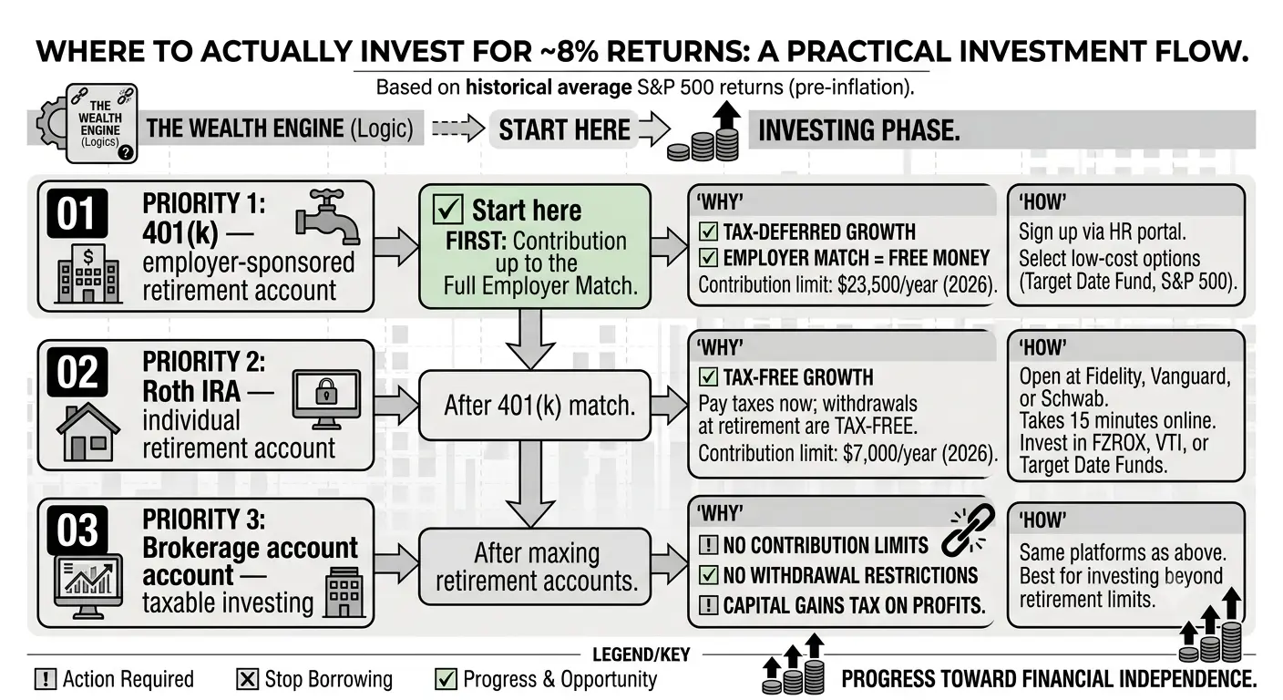 Where to actually invest to get these returns